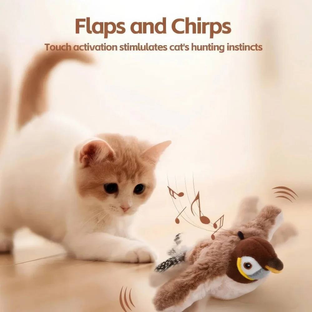 FluffyBird™ Interactive Cat Toy