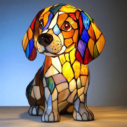 Handmade Dog Lamps